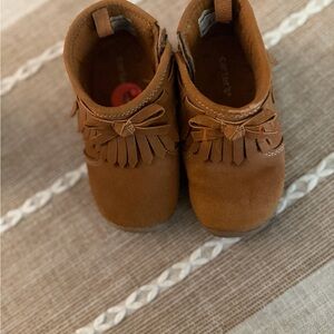 Carter's Tan Moccasin Shoes for Kids